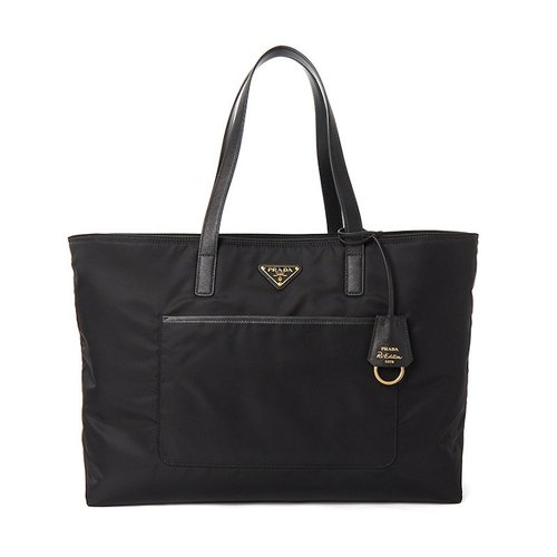 Prada Reedition 1978 Large Renylon Tote - Black