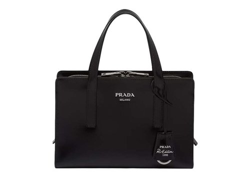 Prada ReEdition 1995 BrushedLeather Mini Handbag - Black