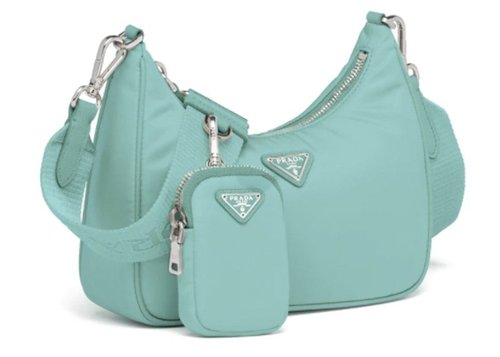 Prada ReEdition 2005 Nylon Bag - Jade Green