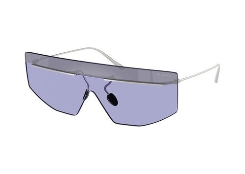Prada Shield Sunglasses - Silver (Pr_B55S_1Bc70P_40Mm)