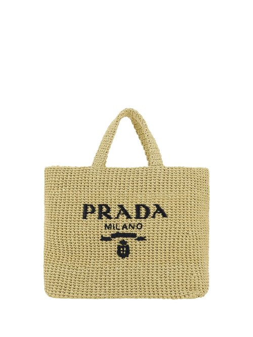 Prada Raffia Shopping Bag - 1BG392_2C2T_F0018