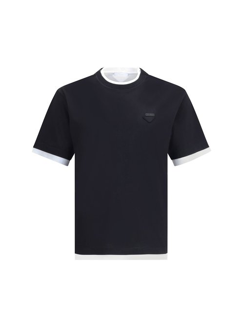 Prada Short Sleeves Crewneck T-shirt - UJN912SWMO11CD_F0967