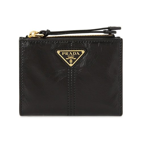Prada Short Wallet - Black