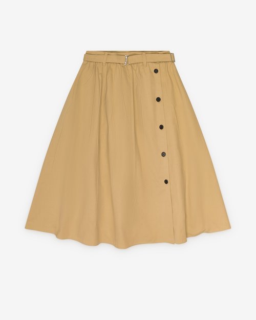 Prada Skirt With Belt - Cord - P127IH_17ID_F0065