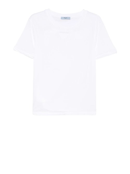 Prada T-shirts and Polos White - 3569B18QZF_0009