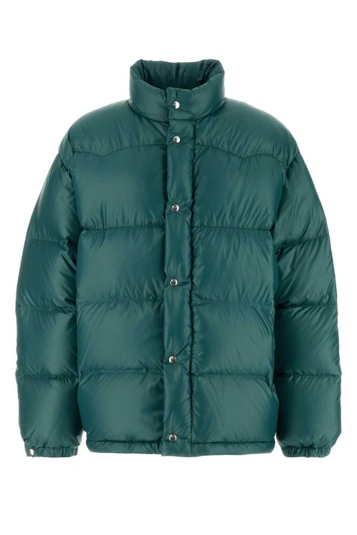 Prada Teal Green Re-nylon Down Jacket - SGC997SOOO17XSF0491