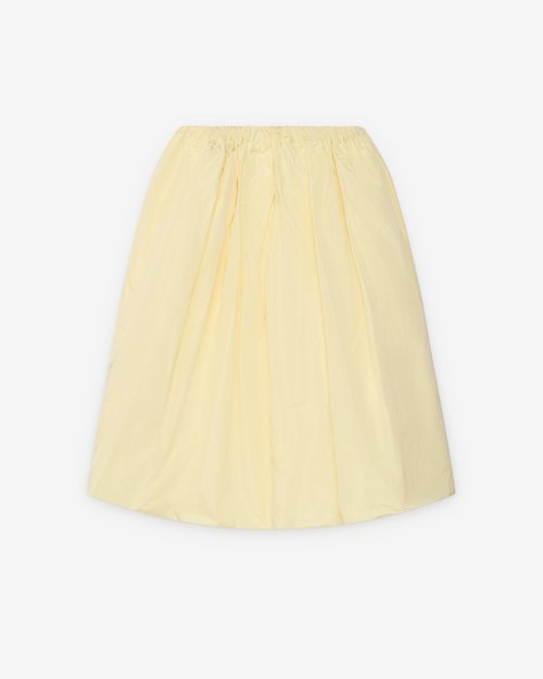 Prada Technical taffeta skirt - Cream