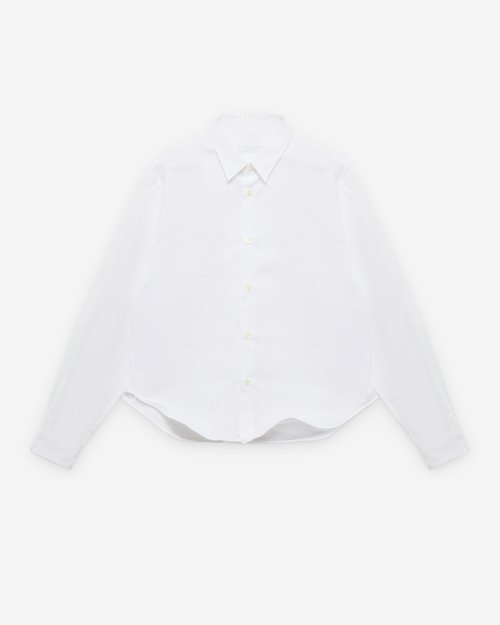 Prada Wire Hem Shirt - White - UCN596