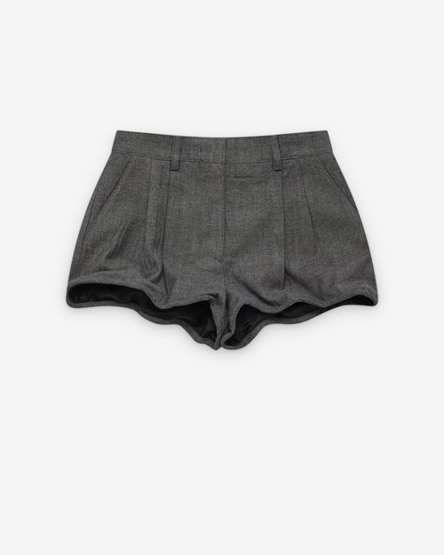 Prada Wire Hem Shorts - Grey - UP0421