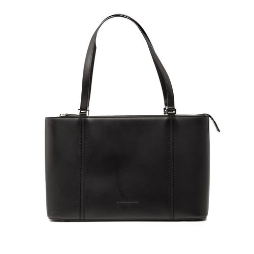 Pre-owned Burberry Leather Tote Ladies NSXX2CJ9F11ID7XT - Black - NSXX2CJ9F11ID7XT X