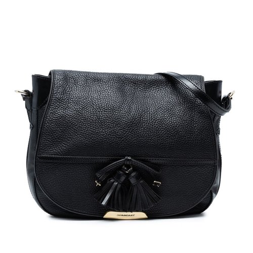 Pre-owned Burberry Medium Grained Leather Maydown Shoulder Bag Ladies ITPELCLA48SES - Black - 71GW0Q4KL84O1Q32 X