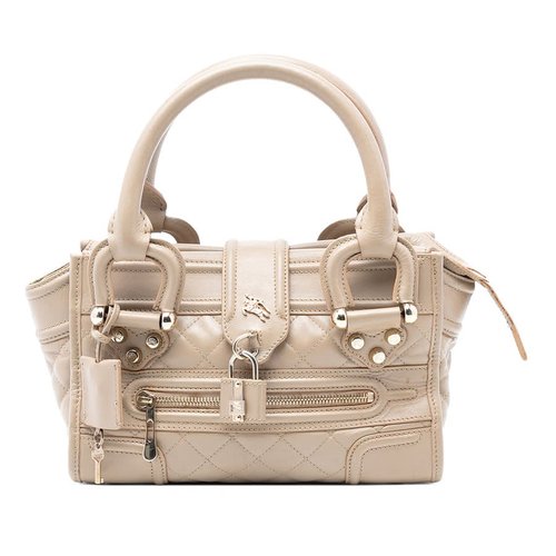 Pre-owned Burberry Mini Quilted Leather Manor Handbag Ladies TMDPZ67RUJ4Q3NV5 - Brown - ITTIVGR058CAL X