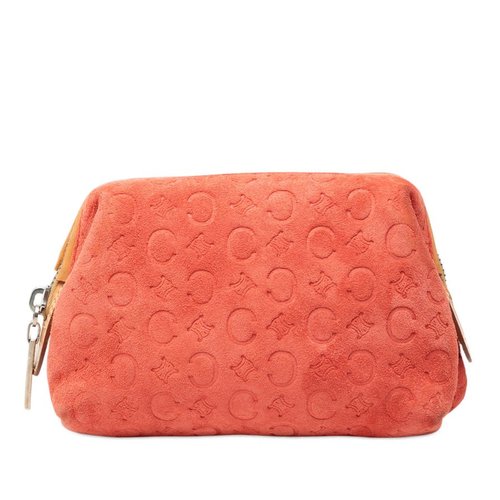 Pre-owned CELINE C Macadam Suede Pouch Ladies MC00/1 - Orange - 1KKKK568N0LNO59H X