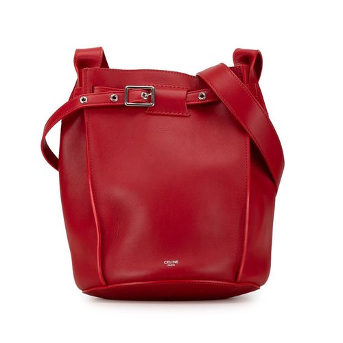 Pre-owned CELINE Leather Big Bag Bucket Crossbody Ladies S-CU-4168 - YUNUWB8125QMRIPU X