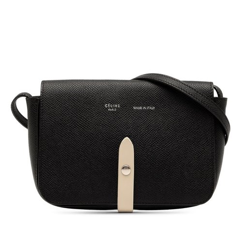 Pre-owned CELINE Leather Strap Clutch Ladies W-GM-2187 - Black - W-GM-2187 X