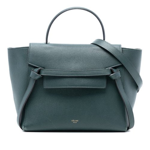 Pre-owned CELINE Micro Grained Calfskin Belt Bag Ladies KR3FBCCK6LCFIET1 - Green - S-GA-5117 X