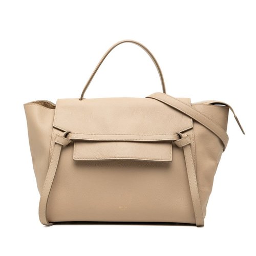 Pre-owned CELINE Mini Grained Calfskin Belt Bag Ladies S-GA-4115 - Brown - S-GA-4115 X