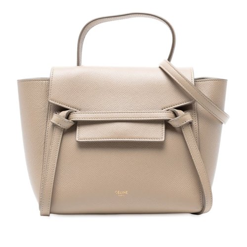 Pre-owned CELINE Nano Grained Calfskin Belt Bag F-AI-1251 F-SL-1281 - Brown - F-AI-1251 F-SL-1281 X