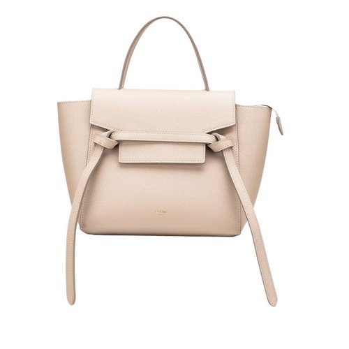 Pre-owned CELINE Nano Grained Calfskin Belt Bag Ladies S-AL-4271 - Brown - S-AL-4271 X