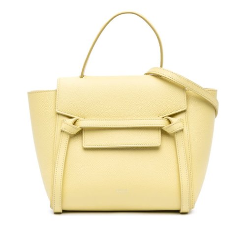 Pre-owned CELINE Nano Grained Calfskin Belt Bag Ladies W-BK-3178 - Yellow - NBQEMG10XUYLPJ85 X