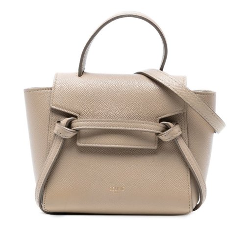 Pre-owned CELINE Pico Grained Calfskin Belt Bag Ladies F-CU-2240 - Brown - F-CU-2240 X