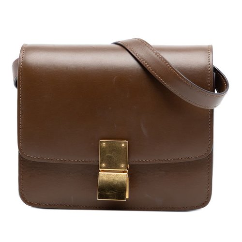 Pre-owned CELINE Small Calfskin Classic Box Ladies ANLX4B7WT5UU3LGL - Brown - F-CU-1149 X