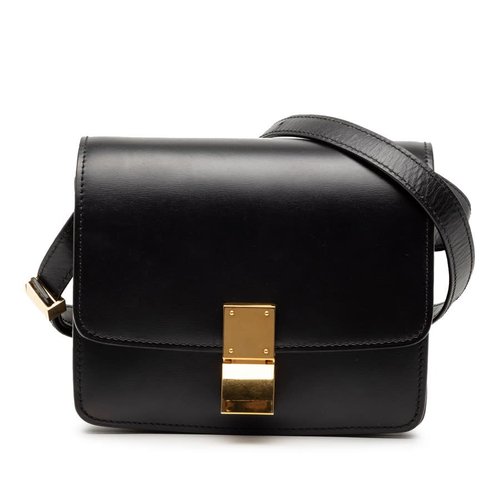 Pre-owned CELINE Small Calfskin Classic Box Ladies Q47WD3KWOAHNS8JO - Black - Q47WD3KWOAHNS8JO X