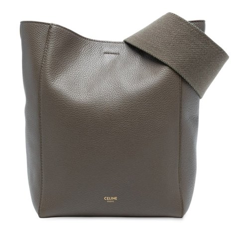 Pre-owned CELINE Small Soft Grained Calfskin Seau Sangle Bucket Bag Ladies S-GA-3188 - Brown - BNY93G058E5OUIS8 X