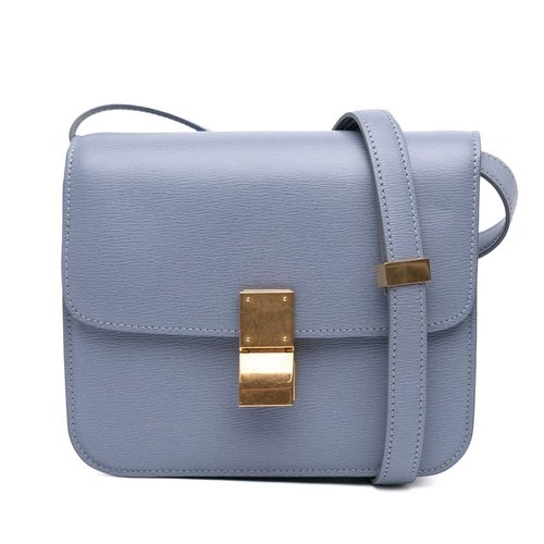Pre-owned CELINE Teen Liege Calfskin Classic Box Ladies 0TI6RICD85AIAENO - Blue - 0TI6RICD85AIAENO X