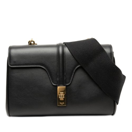 Pre-owned CELINE Teen Smooth Calfskin Soft 16 Crossbody Ladies 0LT5Q2J6O19SEO3P - Black - S-SL-3251 X
