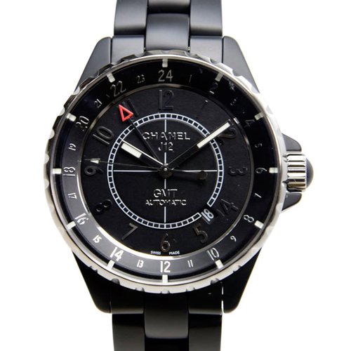 Pre-owned CHANEL J12 GMT Dial Watch H3101 - Black - H3101DIAMETER-DIMENSION