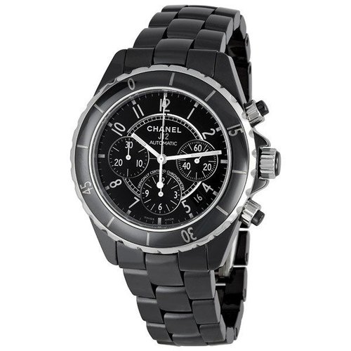 Pre-owned CHANEL J12 Sport Chronograph Lacquered Dial Watch H0940 - Black - H0940DIAMETER-DIMENSION