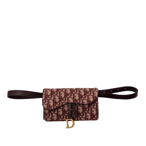 Pre-owned Dior Oblique Canvas Saddle Belt Bag Ladies XNYTPNJ1WQT9IQ2U - 12-MA-1109X