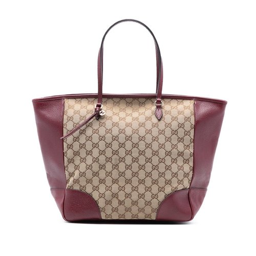 Pre-owned Gucci GG Canvas Bree Tote Ladies 323671 525040 - Brown - 2U9SO2-ZRNUQ-EBD