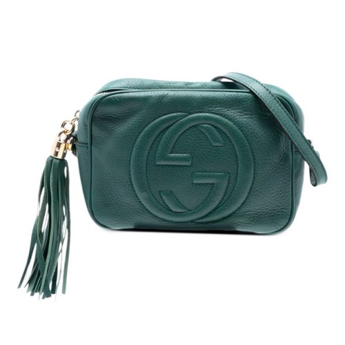 Gucci Leather Soho Disco Crossbody - Green - 0KNM5S-N1WYW-7PA