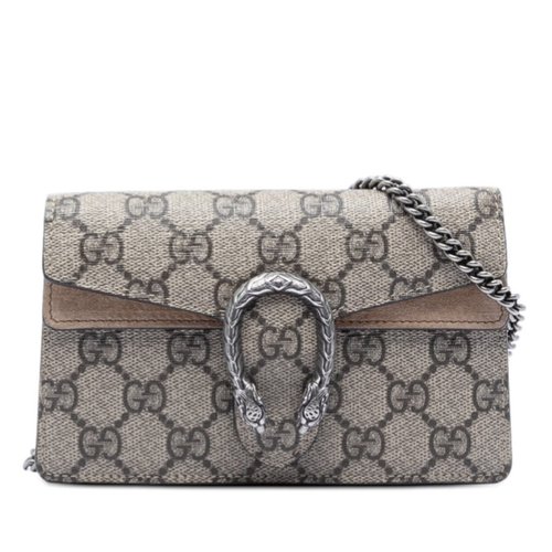 Pre-owned Gucci Mini GG Supreme Dionysus Crossbody Ladies 476432 498879 - Brown - 4MQ50R-UTZOP-80F