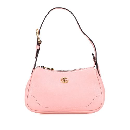 Pre-owned Gucci Mini Goatskin Aphrodite Shoulder Bag Ladies 739076 213317 - Blue/Pink - 6UV8TC-NXFGS-TTC