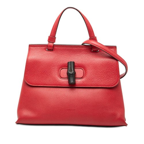 Gucci Small Calfskin Bamboo Daily Satchel - WGT0R5-14YMJ-TKY
