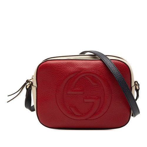 Gucci Small Tricolor Leather Soho Disco Crossbody - 6IWWWU-5JXF2-DBN