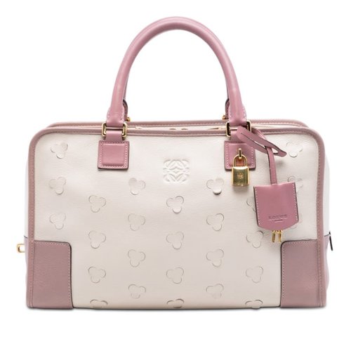Pre-owned LOEWE Limited Edition Cherry Blossom Leather Amazona 36 Ladies MFJBKSMAKVXFM7GD - Red/White - 271102 X