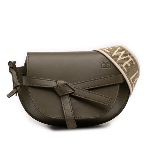 Pre-owned LOEWE Mini Soft Calfskin Gate Dual Bag Ladies 522222 - Brown - 7MN5U1UN95Z4W0TL X