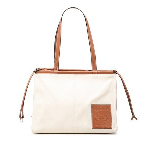 Pre-owned LOEWE Small Canvas Cushion Tote D3XH6QEQ2EOPJAU2 - Brown - D3XH6QEQ2EOPJAU2 X