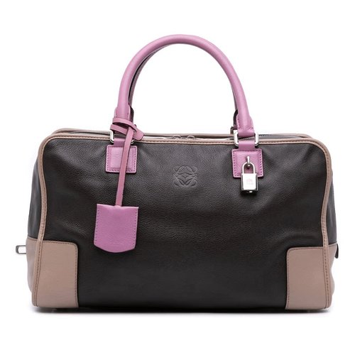 Pre-owned LOEWE Tricolor Goatskin Amazona 36 Ladies 11207 - Brown - 011207 X
