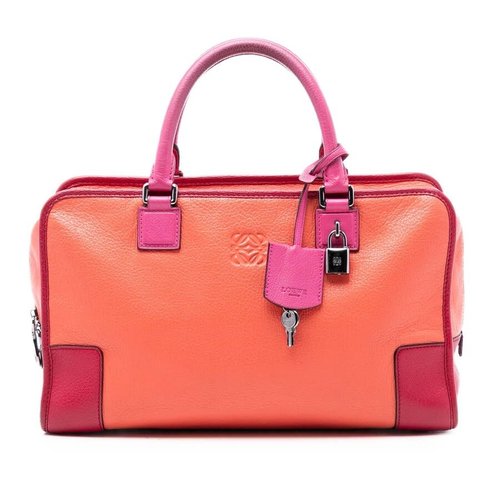 Pre-owned LOEWE Tricolor Goatskin Amazona 36 Ladies GLCN979Y4KL4ND2O - Orange - O61109 X