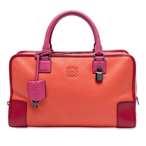 Pre-owned LOEWE Tricolor Leather Amazona 36 Ladies 61201 - Orange - 061201 X