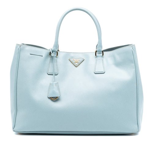 Pre-owned Prada Large Saffiano Lux Galleria Satchel 8H3FAN5NWYJ7T5M9 - Blue - 8H3FAN5NWYJ7T5M9X