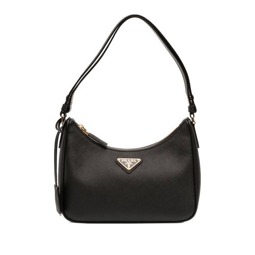 Pre-owned Prada Mini Saffiano Re Edition Shoulder Bag Ladies 9859PVP3T7Z9P9ZT - Black - 9859PVP3T7Z9P9ZTX