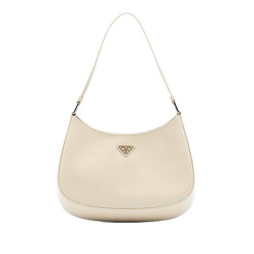 Pre-owned Prada Spazzolato Cleo Shoulder Bag Ladies BZISHT5MNHWPKG4P - Brown - BZISHT5MNHWPKG4PX