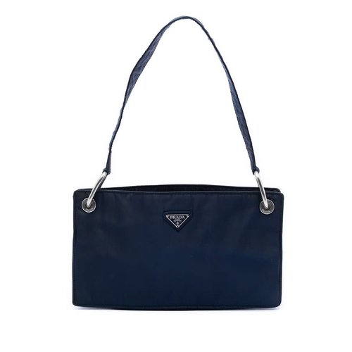 Pre-owned Prada Tessuto Shoulder Bag 2LUCL4PC2118XI74 - Blue - 2LUCL4PC2118XI74X