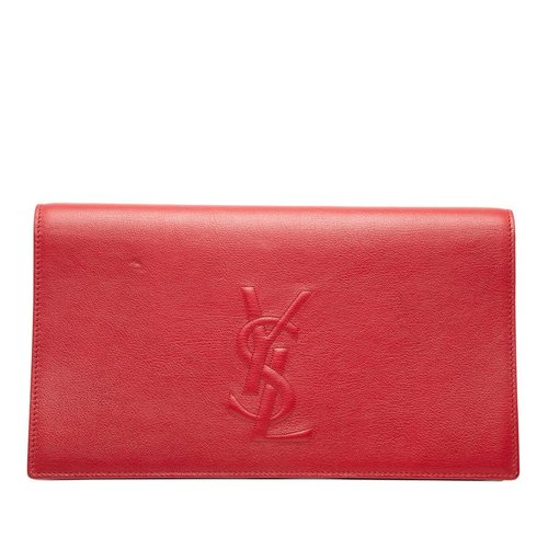 Pre-owned Saint Laurent Large Leather Belle de Jour Clutch Ladies J93BASO9P2D1LU54 - PTR361120Y-0914
